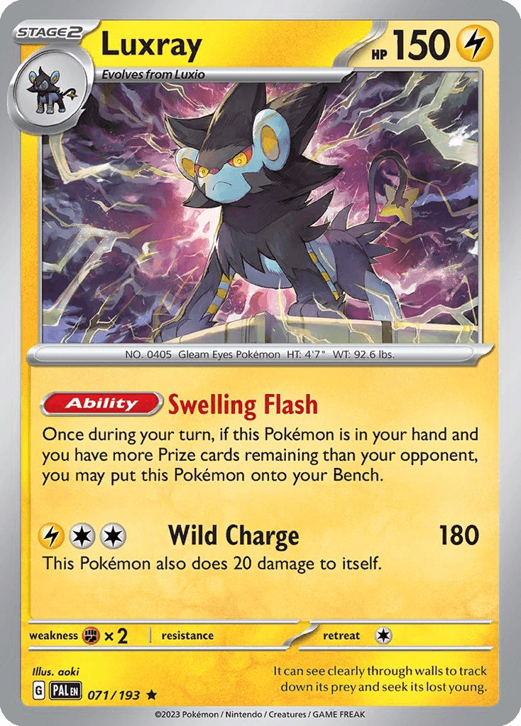 Luxray Paldea Evolved card