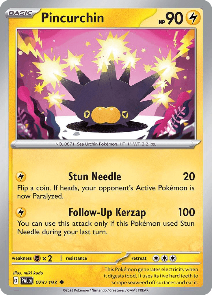 Pincurchin Paldea Evolved card