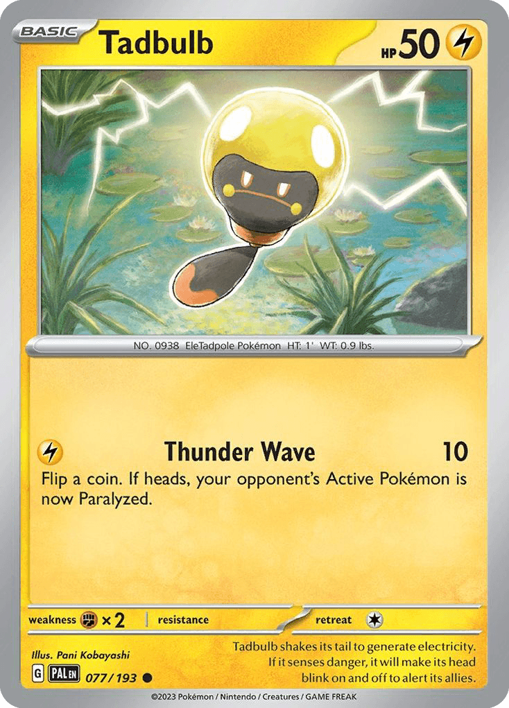Tadbulb Paldea Evolved card