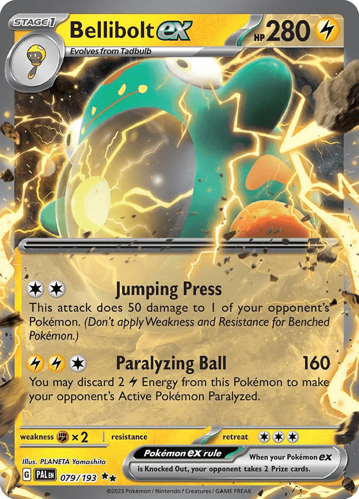 Bellibolt ex Paldea Evolved card