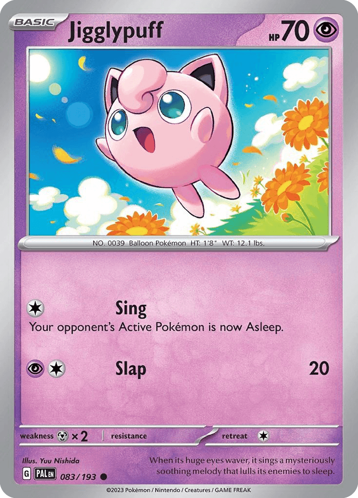 Jigglypuff Paldea Evolved card
