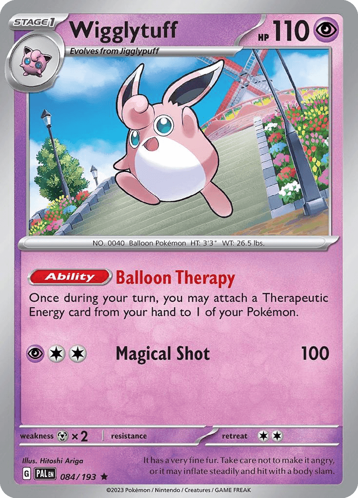 Wigglytuff Paldea Evolved card