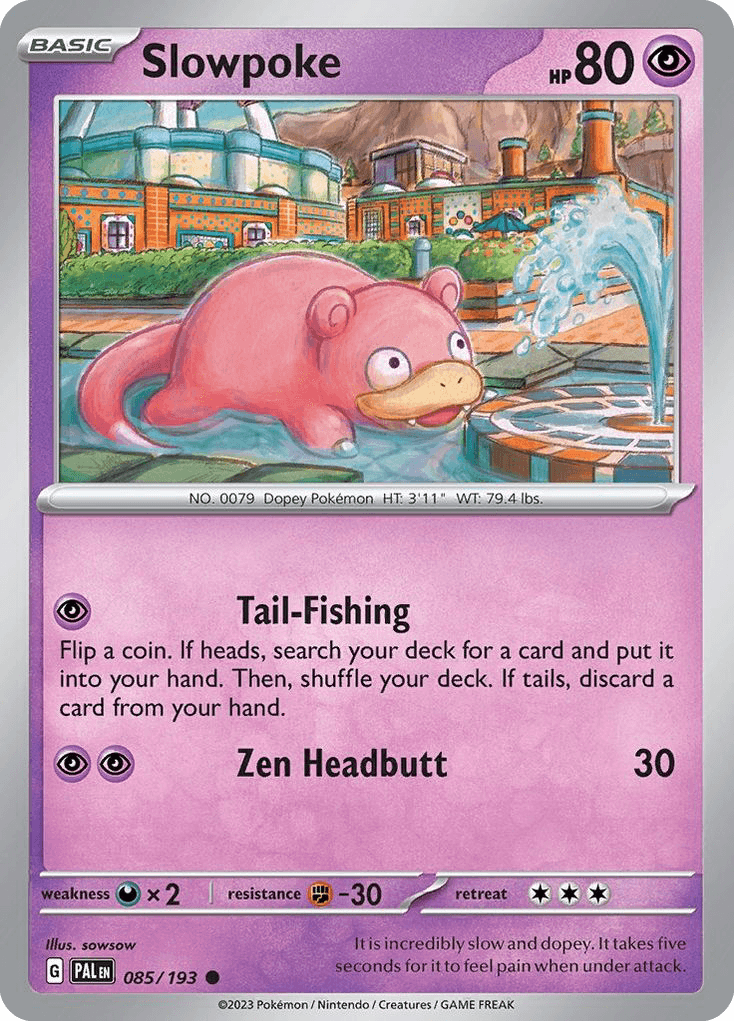Slowpoke Paldea Evolved card