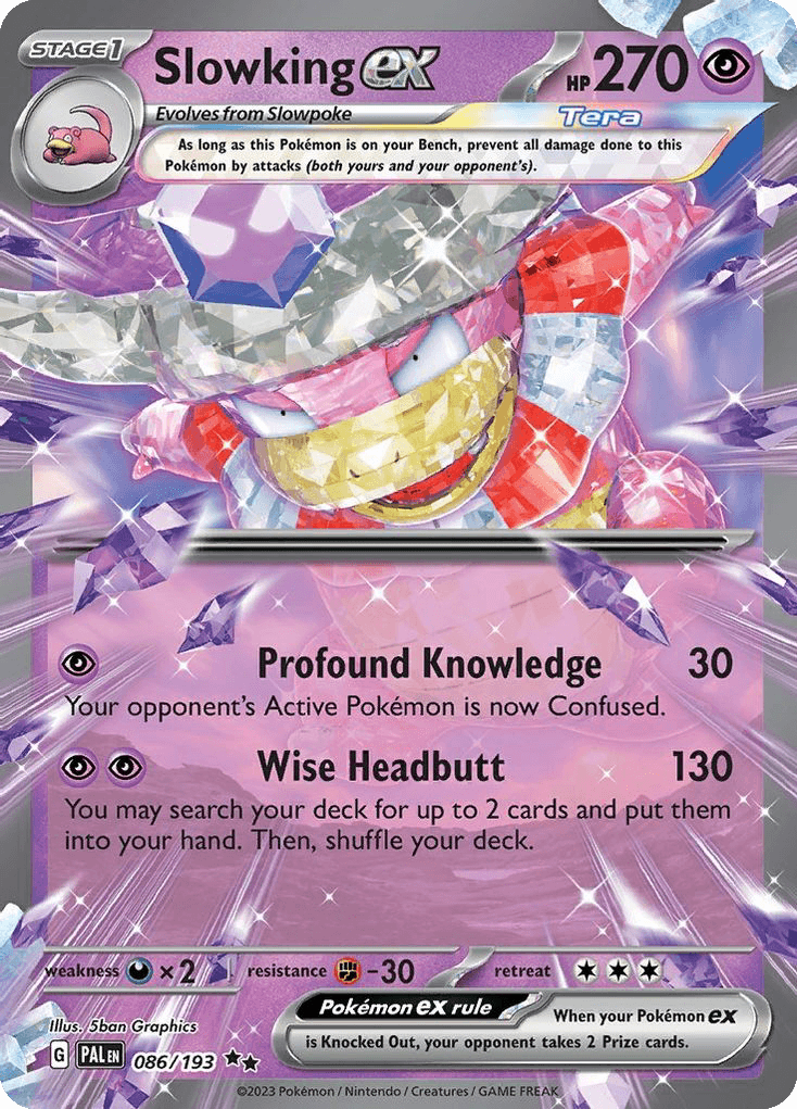 Slowking ex Paldea Evolved card