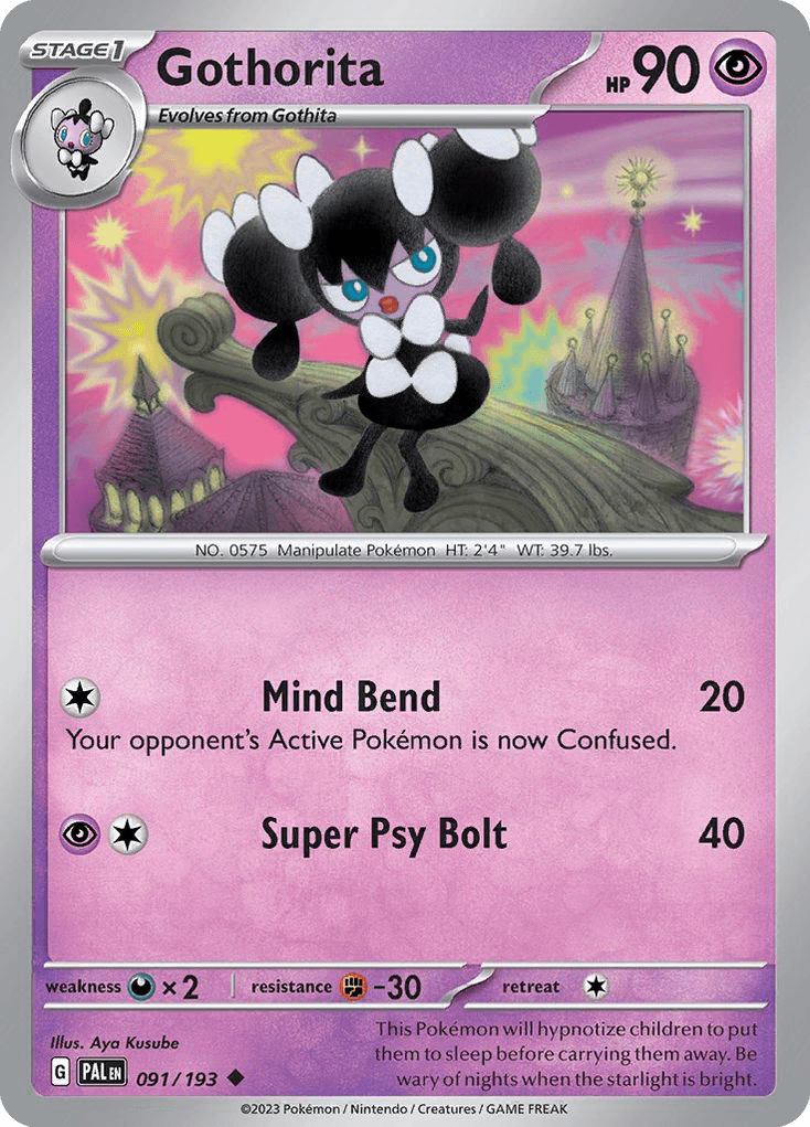 Gothorita Paldea Evolved card
