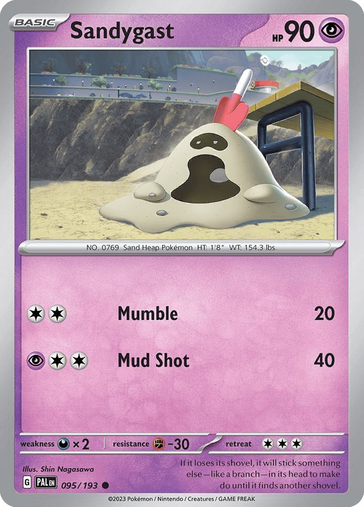 Sandygast Paldea Evolved card