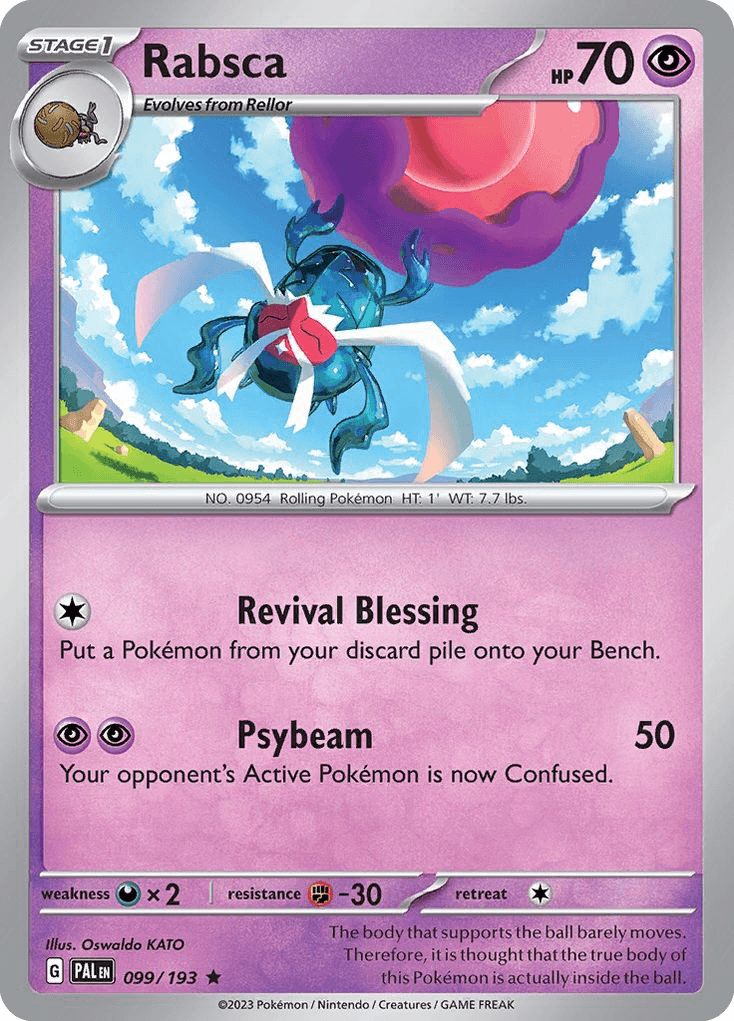 Rabsca Paldea Evolved card