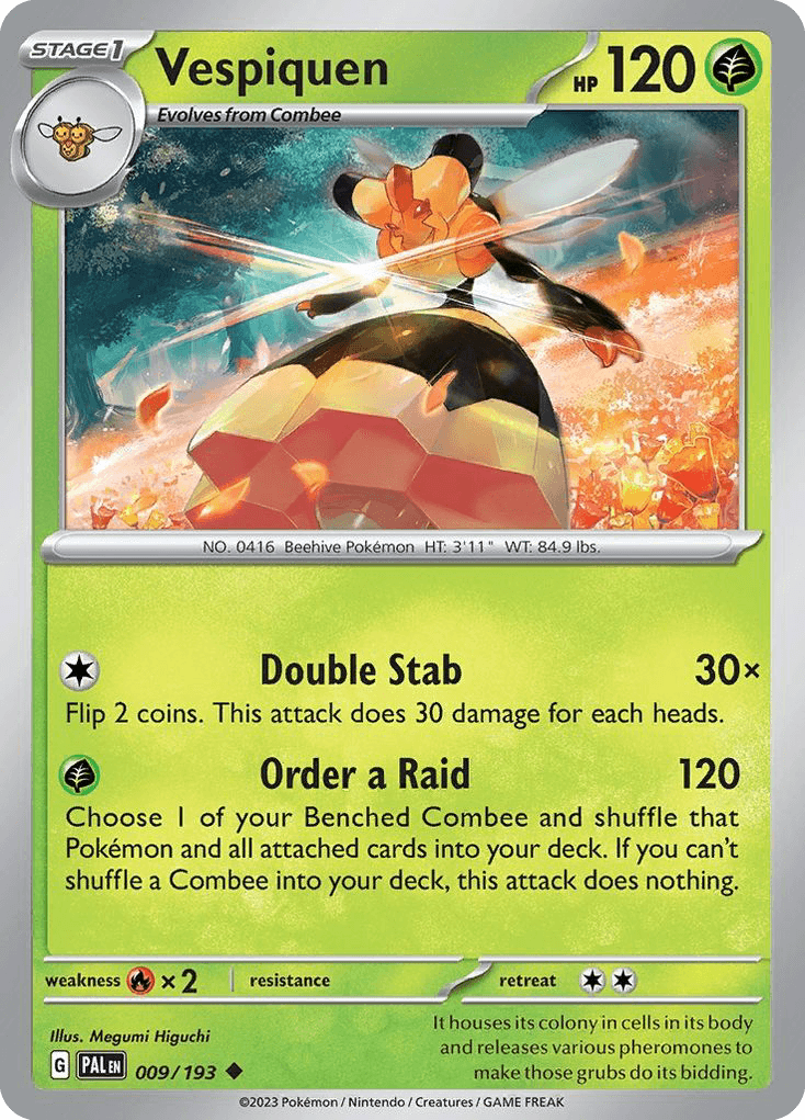 Vespiquen Paldea Evolved card