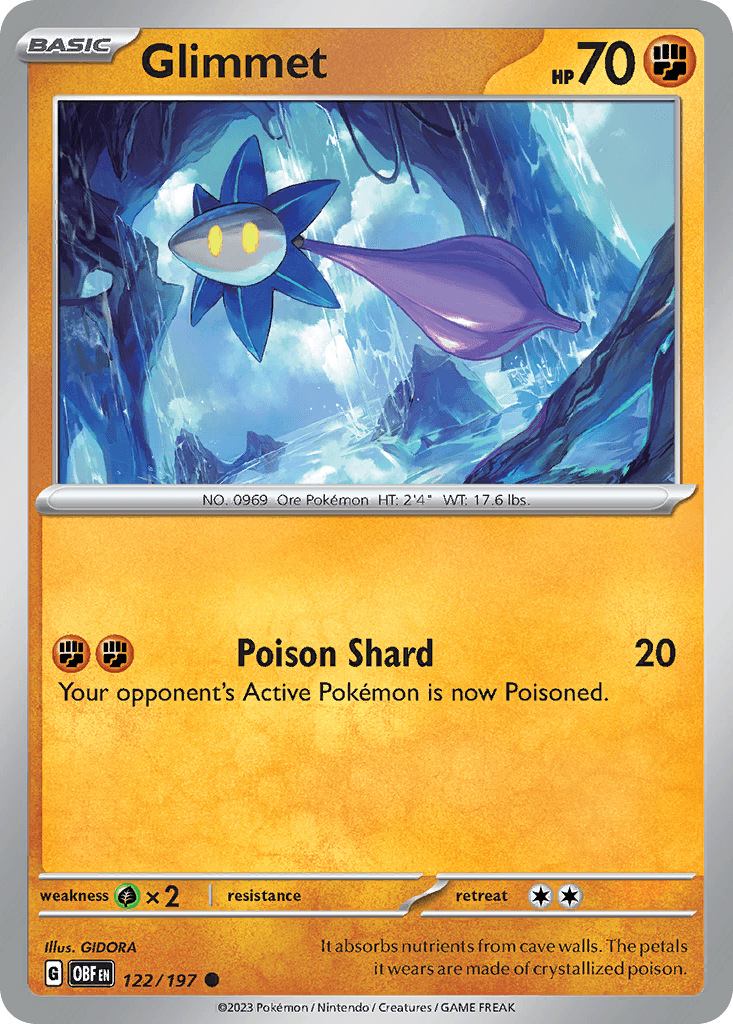 Glimmet Obsidian Flames card
