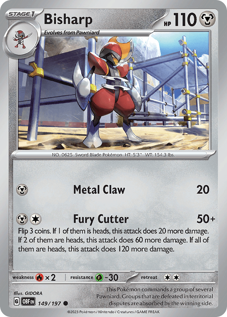 Bisharp Obsidian Flames card