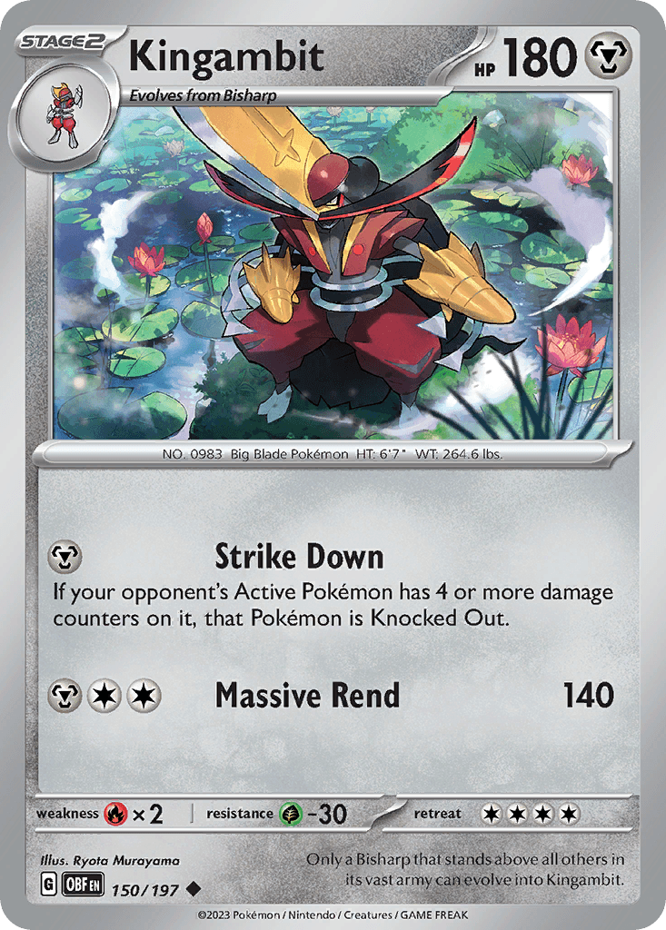 Kingambit Obsidian Flames card