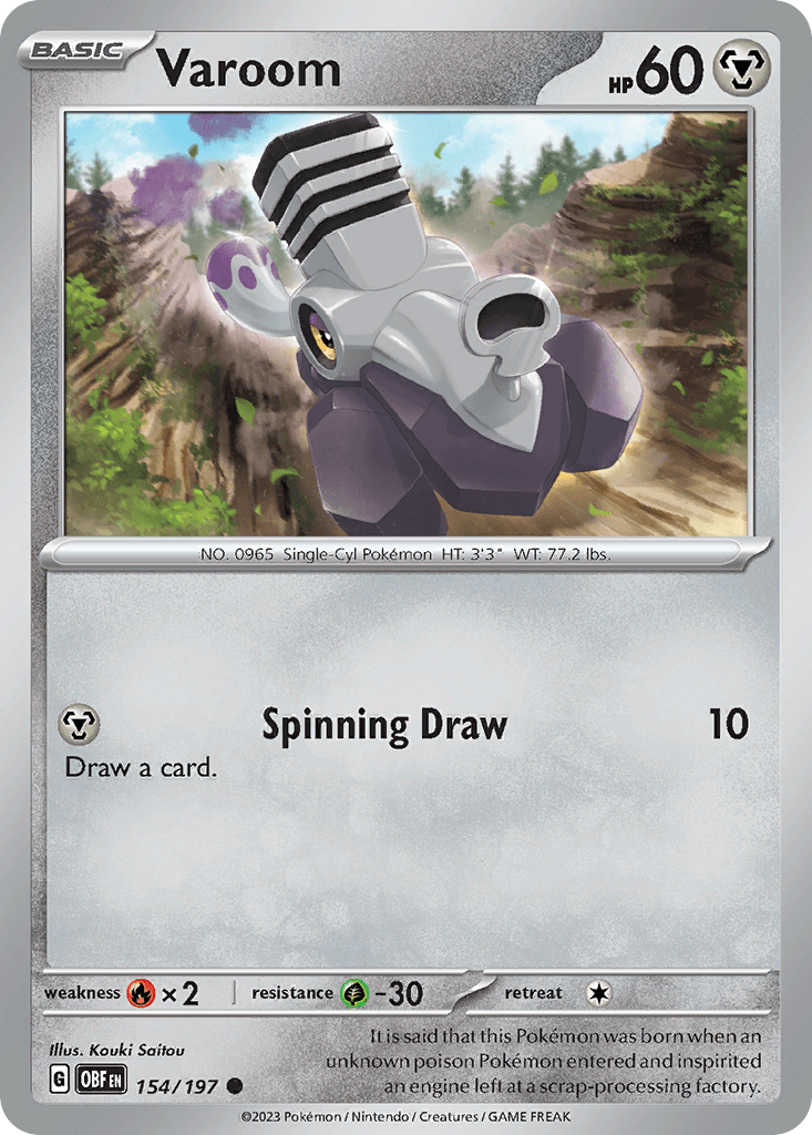 Varoom Obsidian Flames card