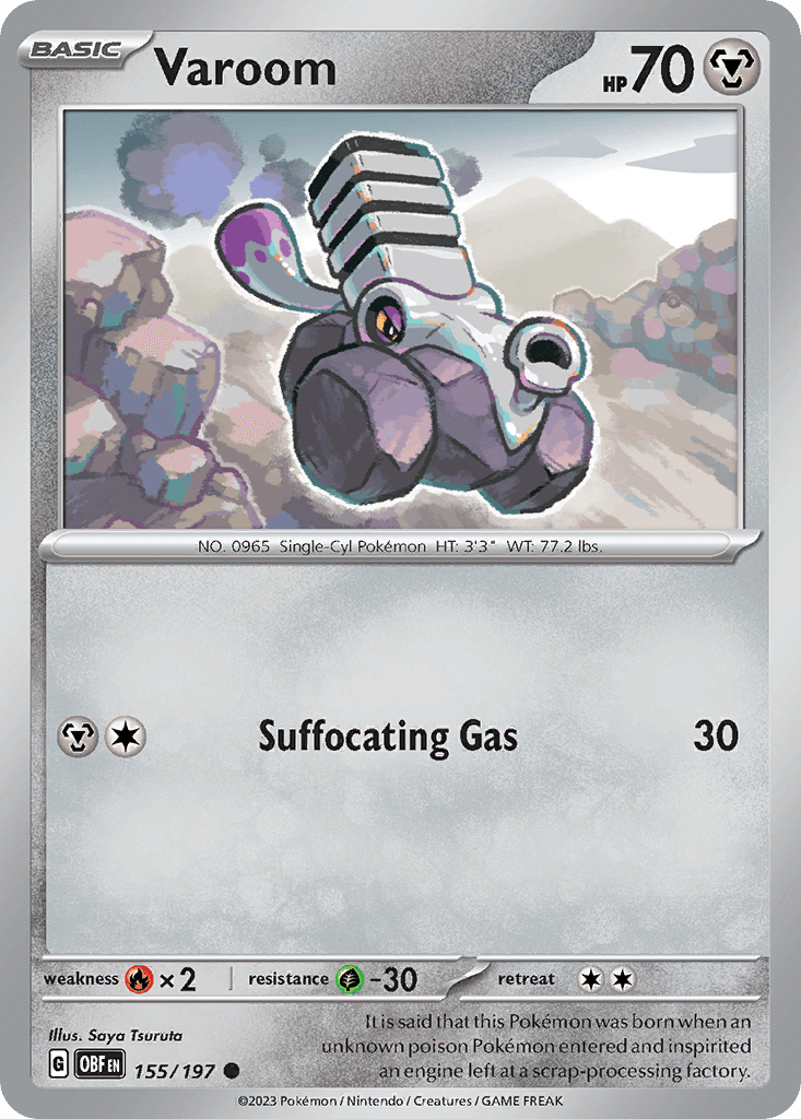 Varoom Obsidian Flames card