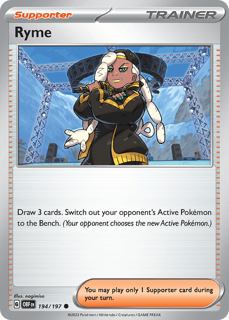 Ryme Obsidian Flames card