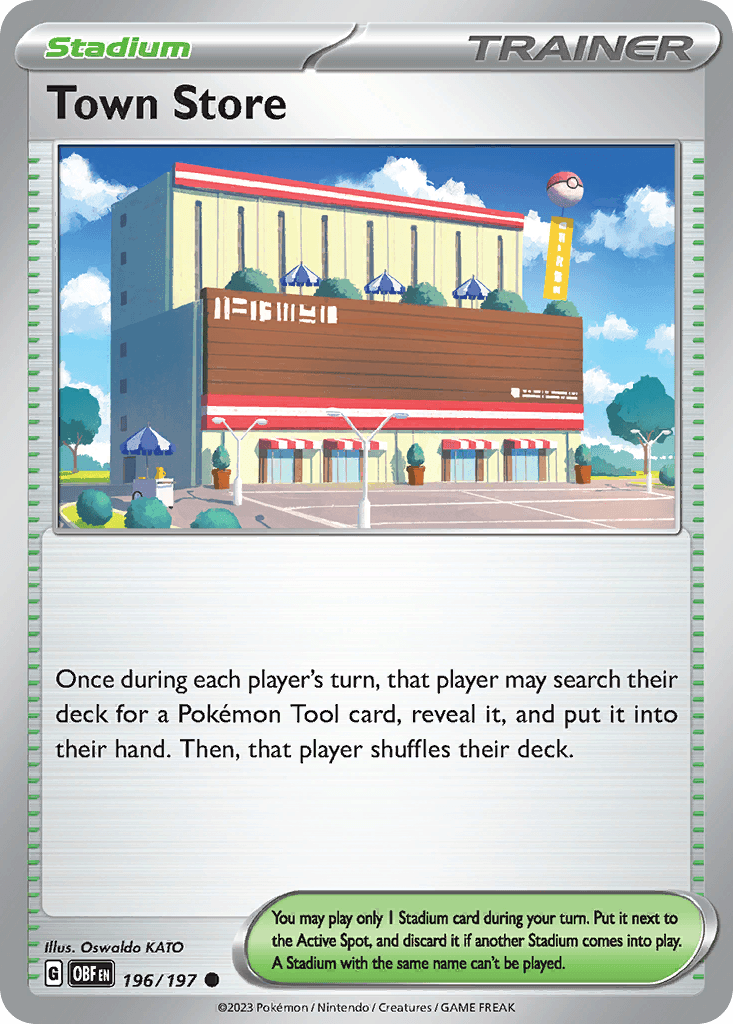 Town Store Obsidian Flames card
