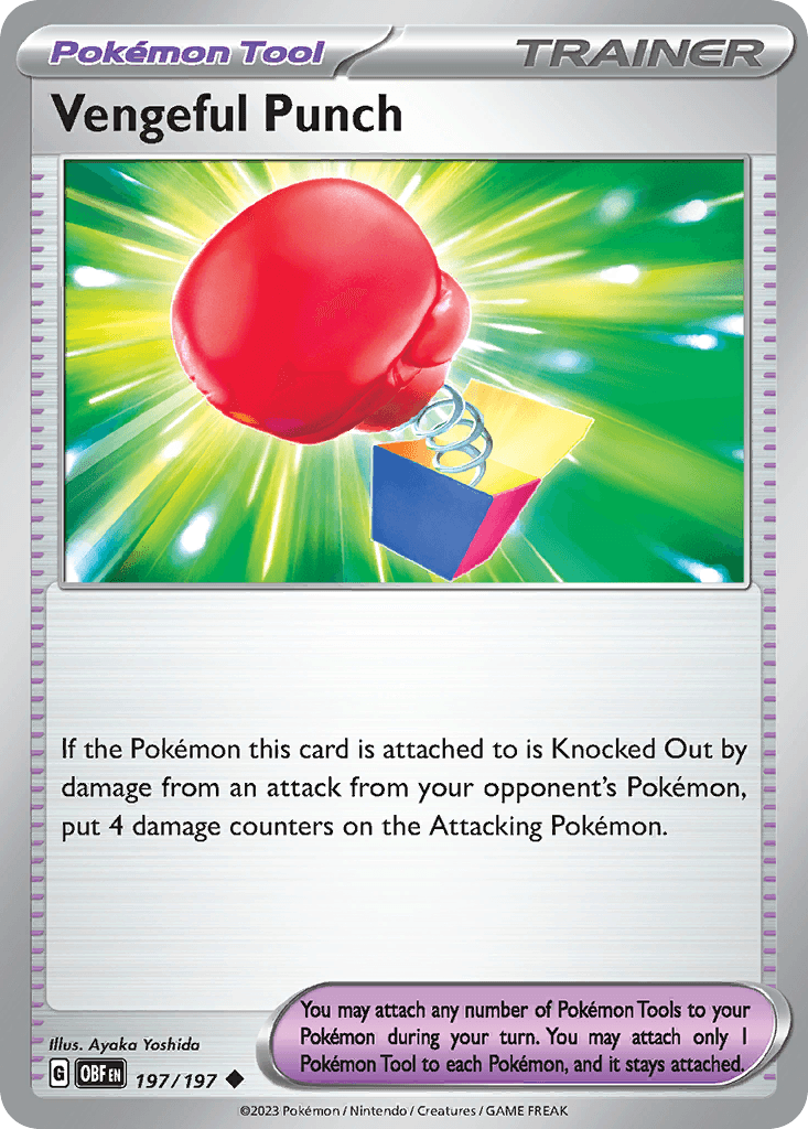 Vengeful Punch Obsidian Flames card