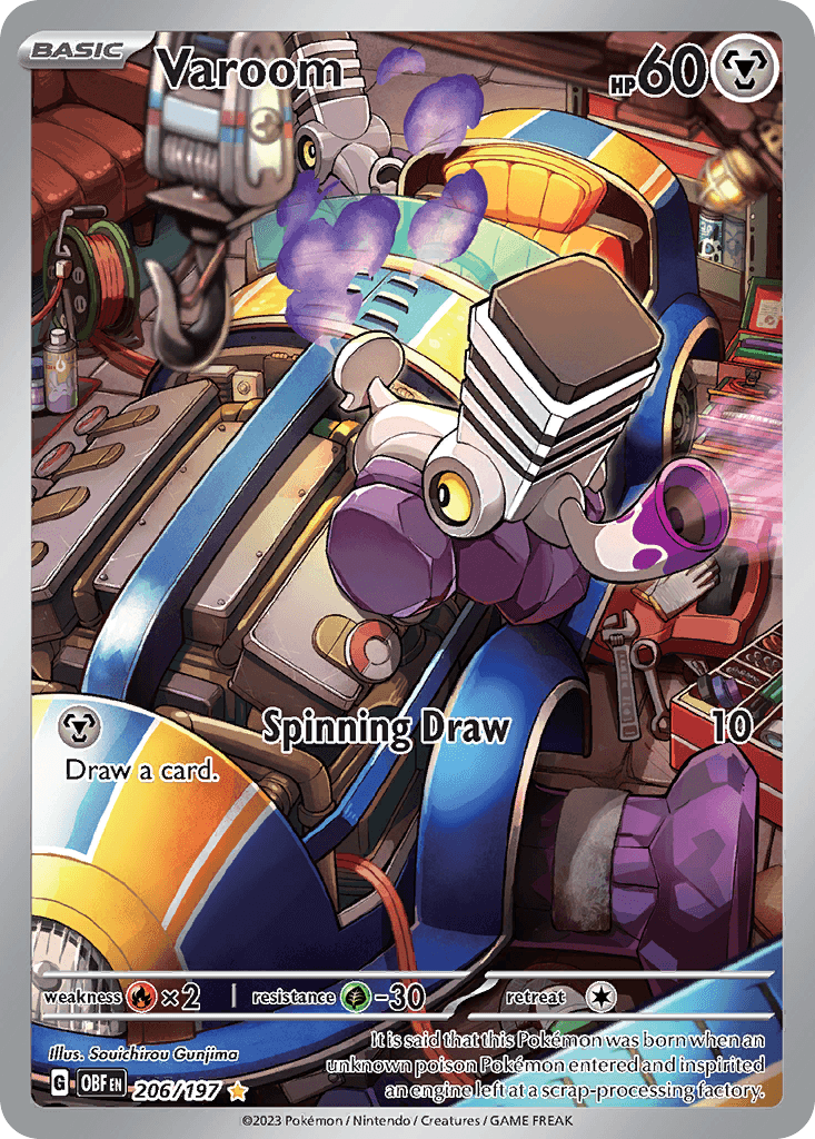 Varoom Obsidian Flames card