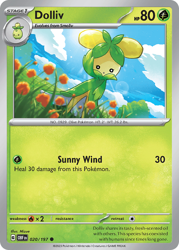 Dolliv Obsidian Flames card