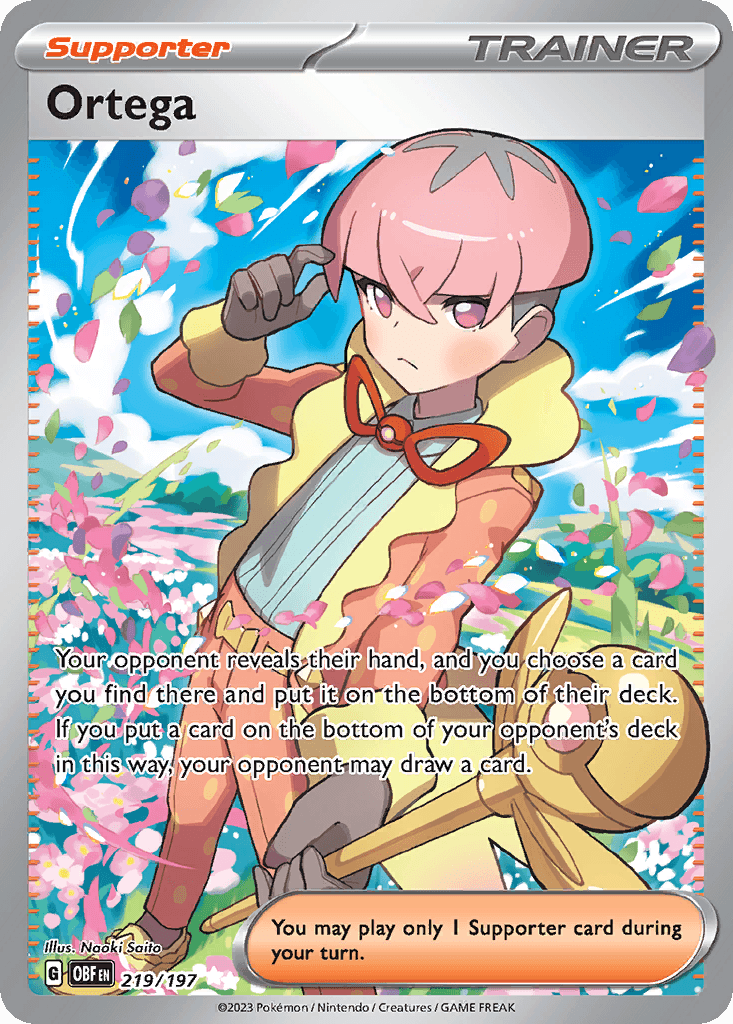 Ortega Obsidian Flames card