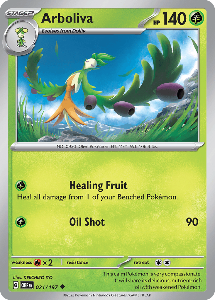 Arboliva Obsidian Flames card