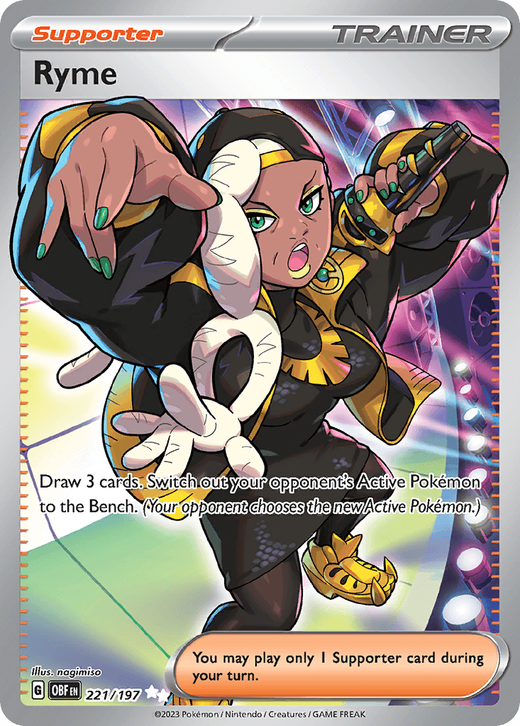 Ryme Obsidian Flames card