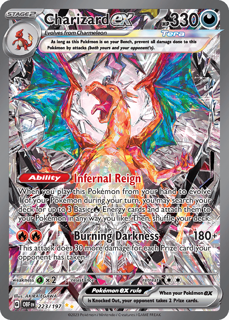 Charizard ex Obsidian Flames card