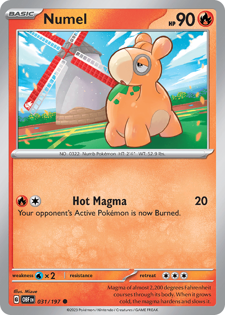 Numel Obsidian Flames card
