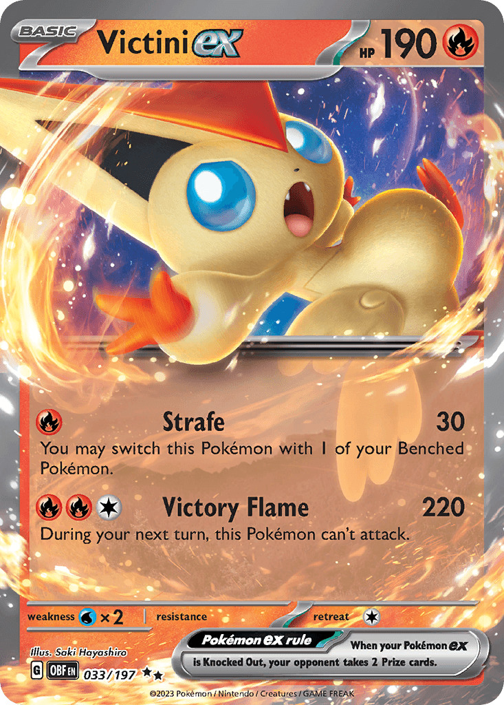 Victini ex Obsidian Flames card
