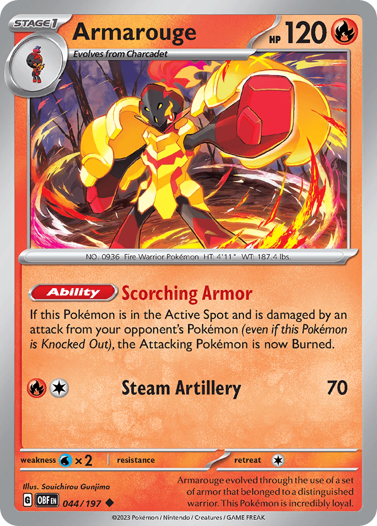Armarouge Obsidian Flames card