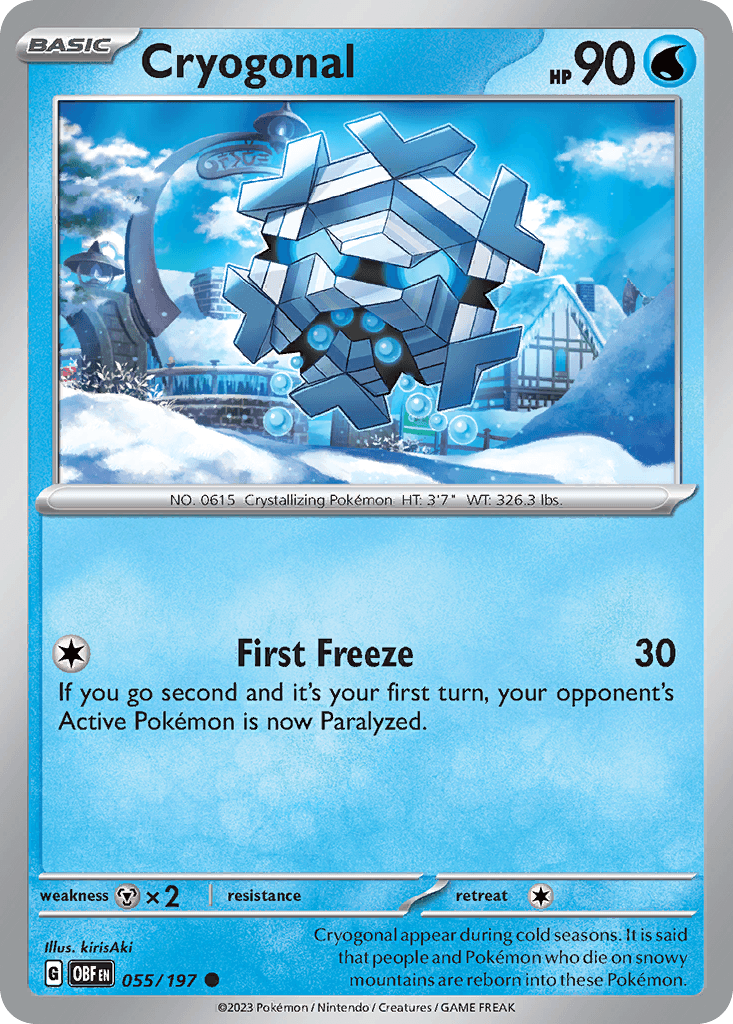 Cryogonal Obsidian Flames card