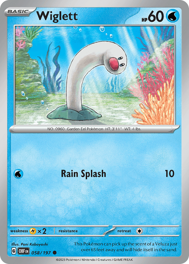 Wiglett Obsidian Flames card