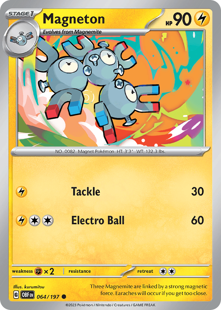 Magneton Obsidian Flames card