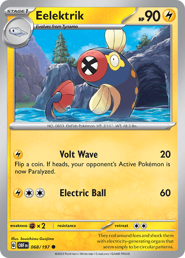 Eelektrik Obsidian Flames card