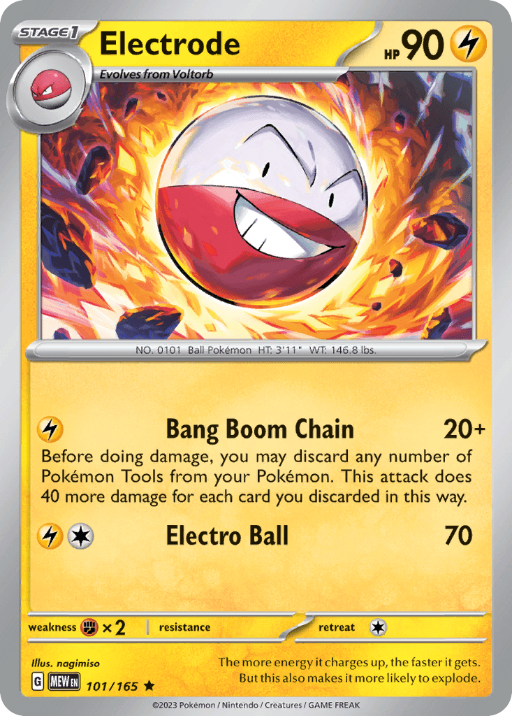 Electrode 寶可夢 card