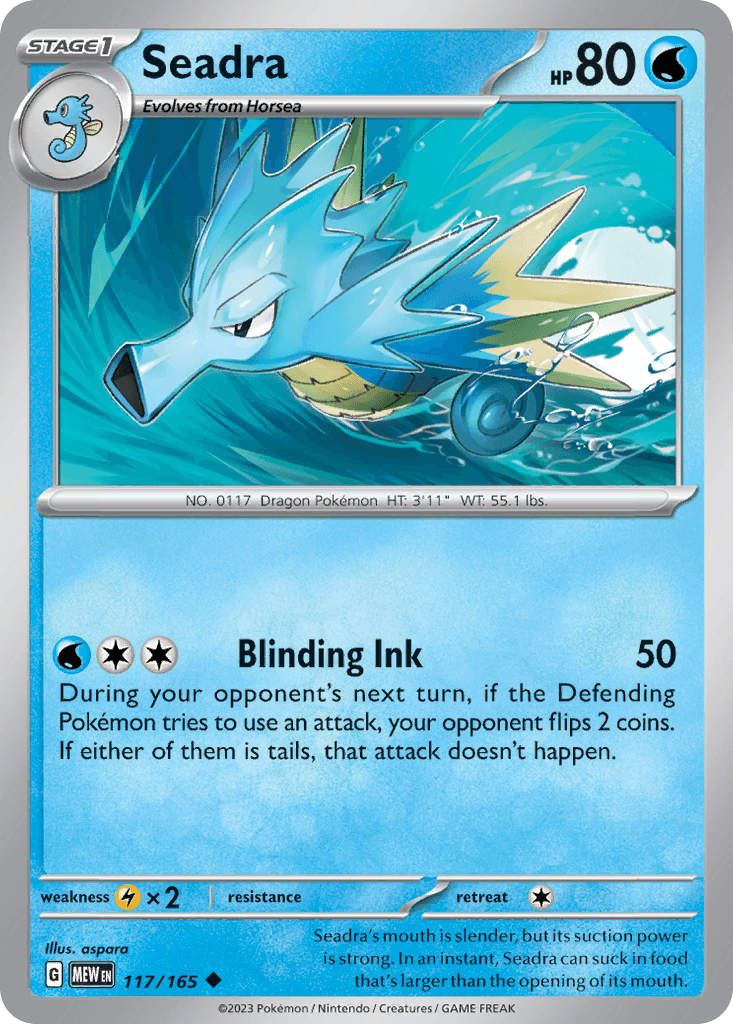 Seadra 151 card