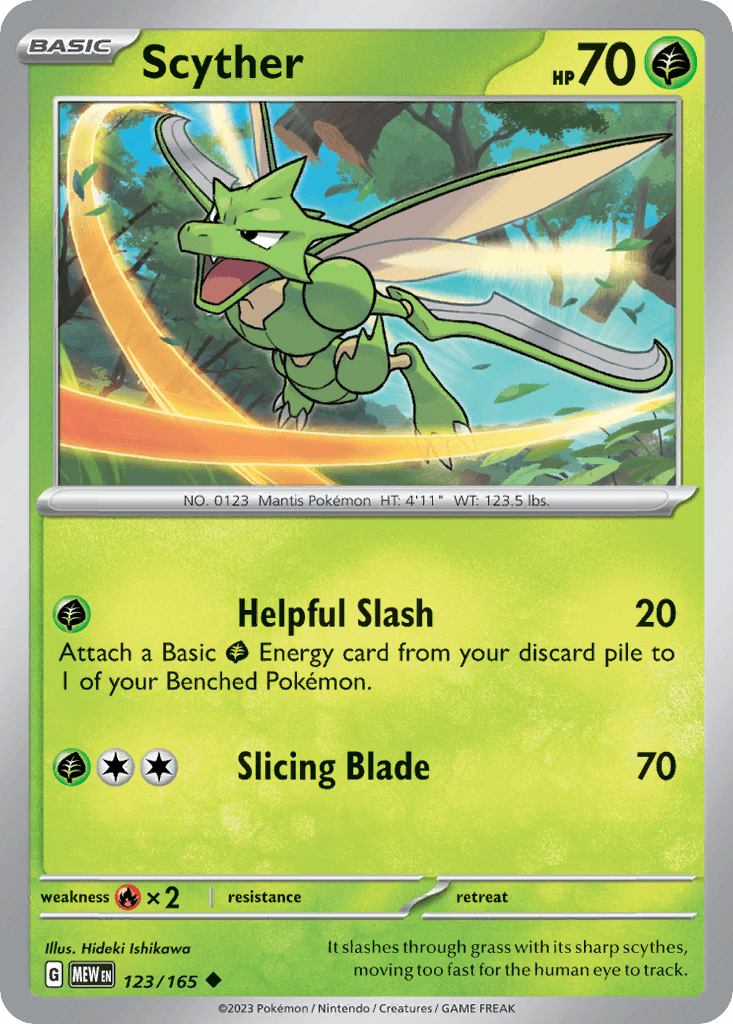 Scyther 宝可梦 card