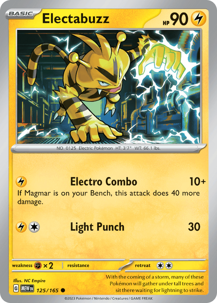 Electabuzz 151 card