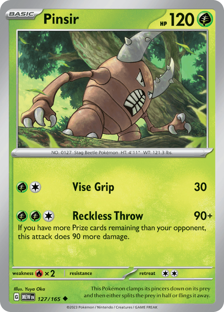 Pinsir 151 card