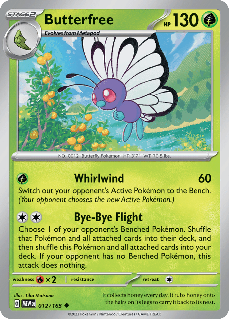 Butterfree 151 card