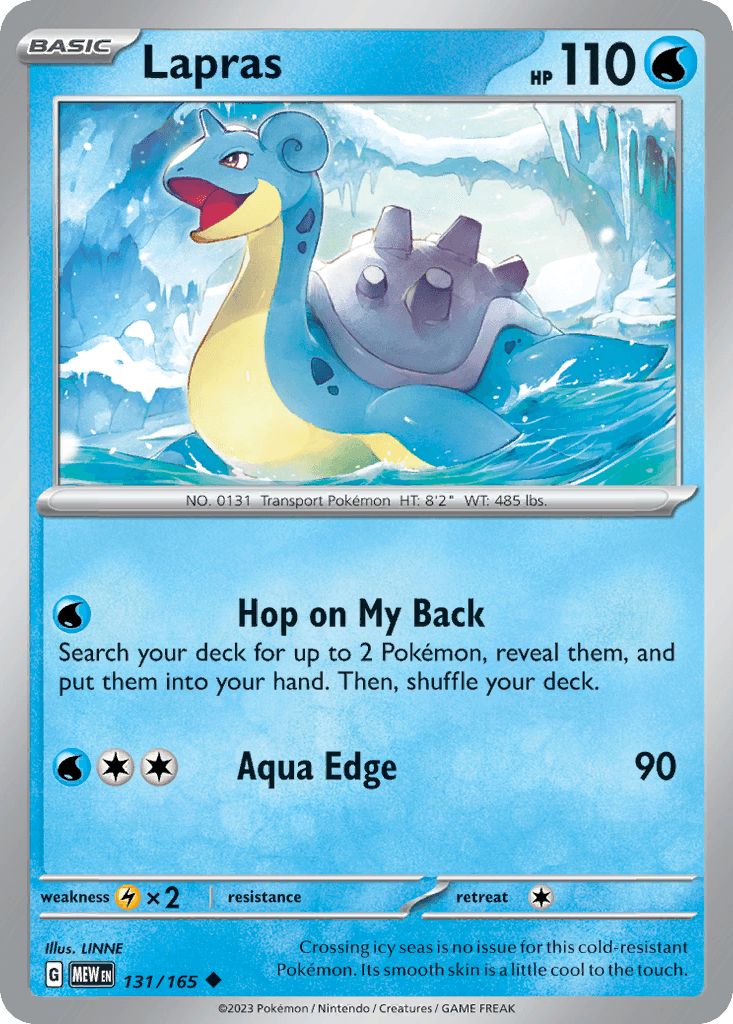 Lapras 寶可夢 card