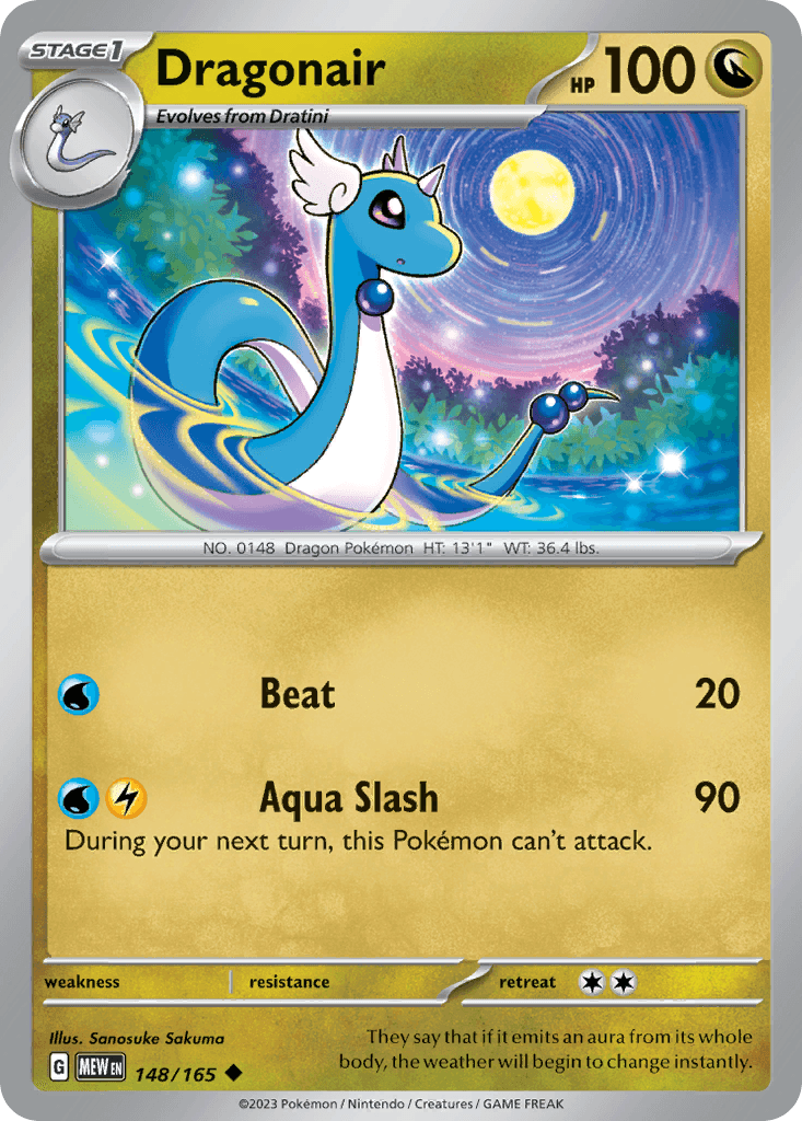 Dragonair 寶可夢 card