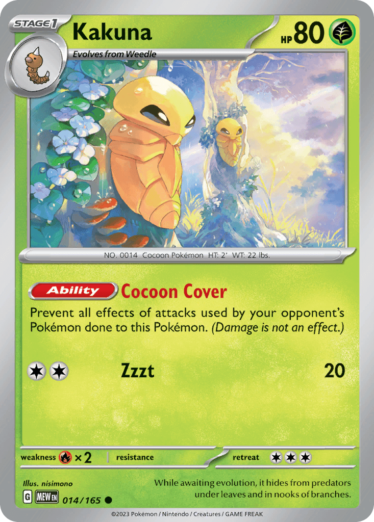 Kakuna 151 card