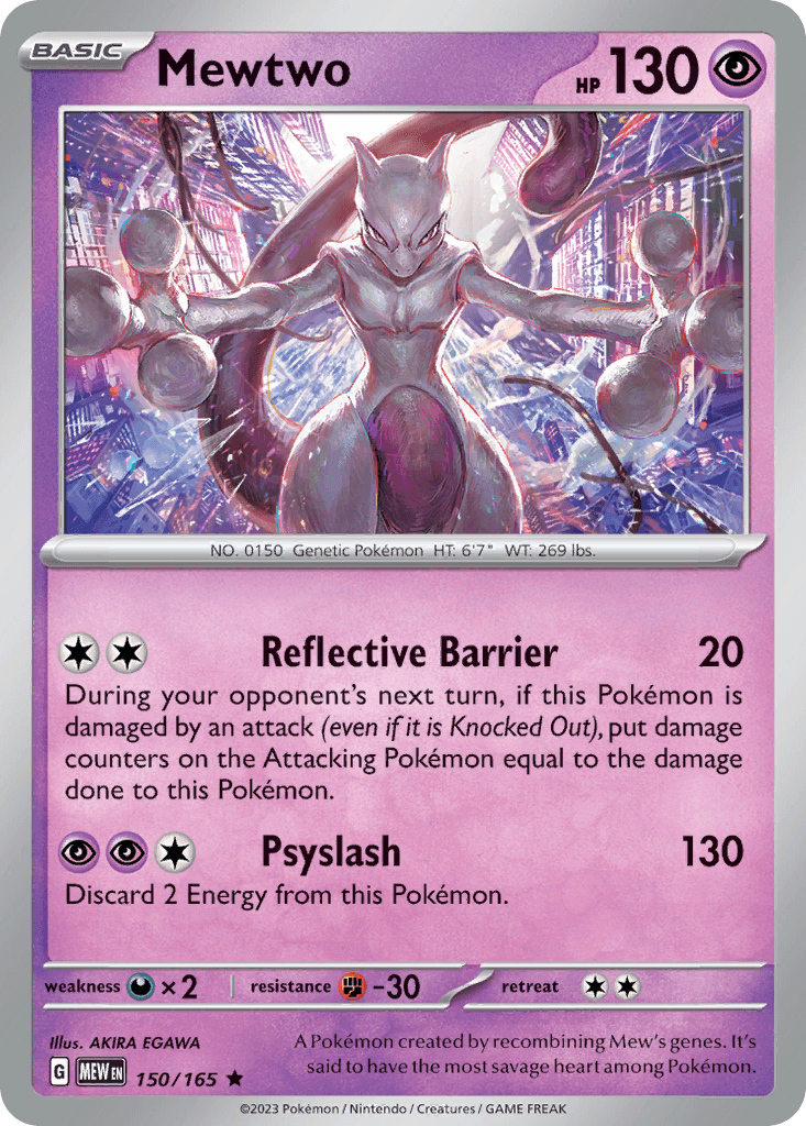 Mewtwo 151 card