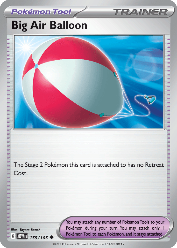 Big Air Balloon 151 card