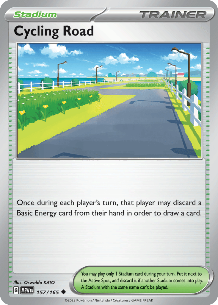 Cycling Road 151 card
