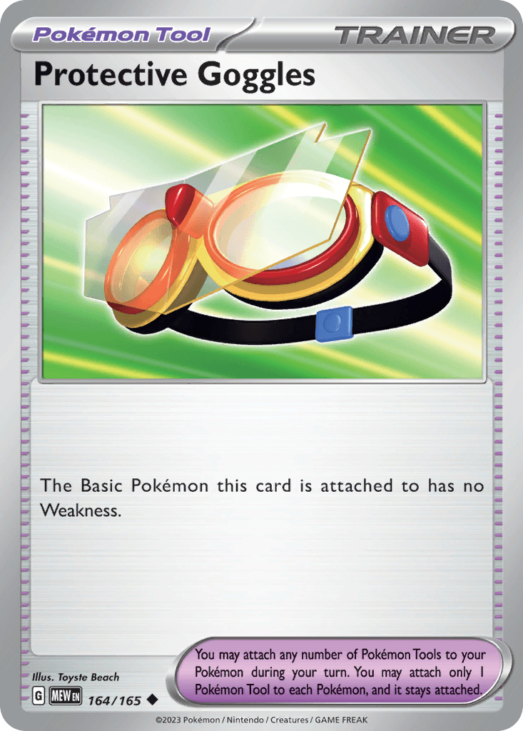 Protective Goggles 151 card