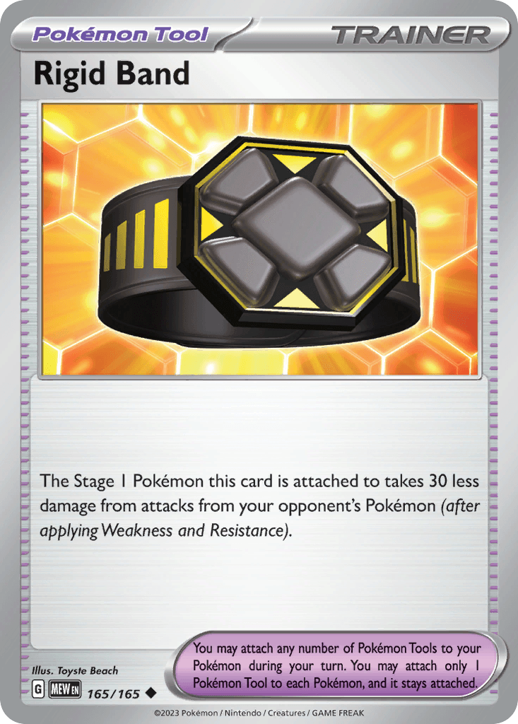 Rigid Band 宝可梦 card