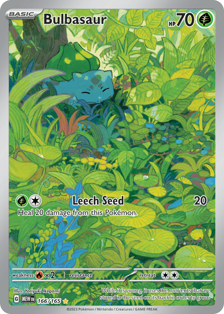 Bulbasaur 宝可梦 card