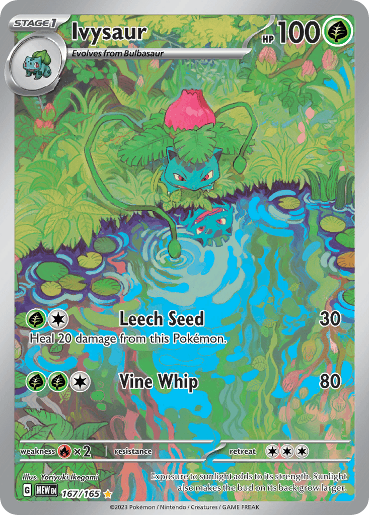 Ivysaur 151 card