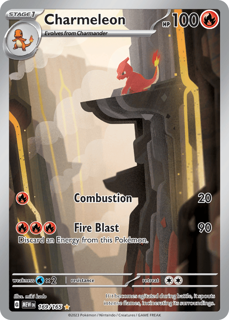 Charmeleon 151 card